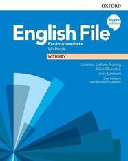 English File 4th Edition Pre-Intermediate: Workbook with Key