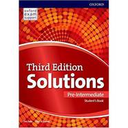 Учебник Solutions 3rd Edition Pre-Intermediate: Student's Book