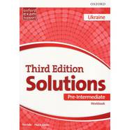 Рабочая тетрадь Solutions 3rd Edition Pre-Intermediate: Workbook Ukrainian Edition
