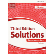 Рабочая тетрадь Solutions 3rd Edition Pre-Intermediate: Workbook Ukrainian Edition