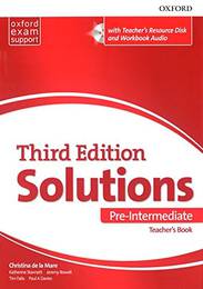 Книга для учителя Solutions 3rd Edition Pre-Intermediate: Teacher's Book with Teacher's Resource Disk