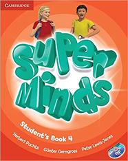 Підручник Super Minds 4 Student's УЦІНКА Book with DVD-ROM