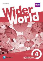 Робочий зошит Wider World 4 Workbook with Online Homework