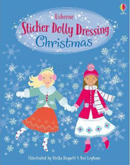 Книга з наклейками Sticker Dolly Dressing Christmas