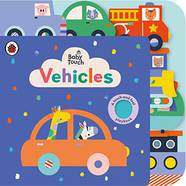 Книга з тактильними елементами Baby Touch: Vehicles Tab Book