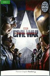 Адаптована книга Marvel's Captain America: Civil War Book & MP3 Pack - Pearson Education Ltd English Graded Readers
