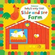 Книга з рухомими елементами Baby's Very First Slide and See Farm