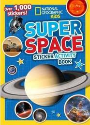 Книга з наклейками National Geographic Kids Super Space Sticker Activity Book