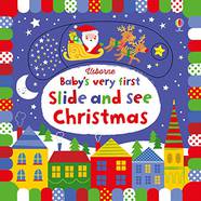 Книга з рухомими елементами Baby's Very First Slide and See Christmas