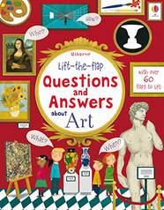 Книга с окошками Lift-The-Flap Questions & Answers About Art