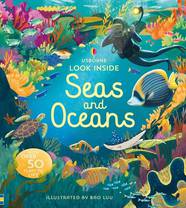Книга с окошками Look Inside Seas and Oceans