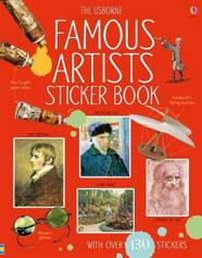 Книга з наклейками Famous Artists Sticker Book