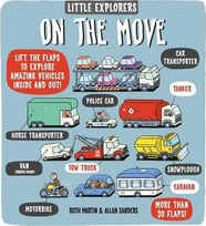 Книга с окошками Little Explorers: On the Move