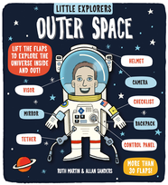 Книга с окошками Little Explorers: Outer Space