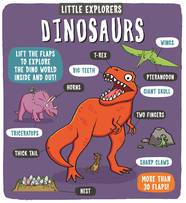 Книга с окошками Little Explorers: Dinosaurs