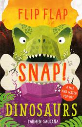 Книга с окошками Flip Flap Snap: Dinosaurs-УЦІНКА