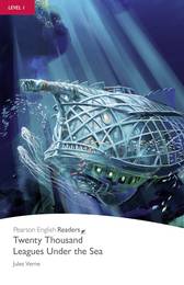 Адаптированная книга Level 1: 20,000 Leagues Under the Sea Book and CD Pack - Pearson English Graded Readers