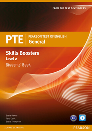 Учебник PTE Test of English General Skills Booster 2. Student's Book with Audio CD