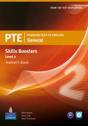 Книга для вчителя PTE Test of English General Skills Booster 2. Teacher's Book with CD УЦІНКА