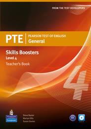 PTE Test of English General Skills Booster 4 Teacher's Book+CD Pack