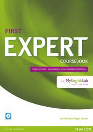 Підручник Expert First 3rd Ed Coursebook +CD +MyEnglishLab