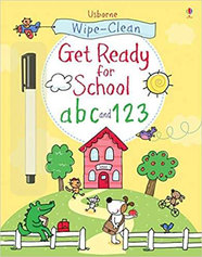 Книга пиши-стирай Wipe-Clean Get Ready for School ABC and 123