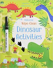 Книга пиши-стирай Wipe-Clean Dinosaur Activities