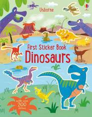 Книга з наклейками First Sticker Book Dinosaurs