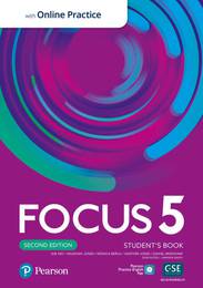 Focus 2nd Ed 5 Student's book +Active Book with Online Practice
