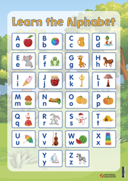 Poster Learn the alphabet