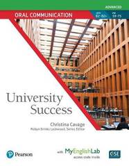 University Success Oral Communication Advanced Student's book with MyEnglishLab