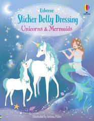 Книга з наклейками Sticker Dolly Dressing: Unicorns and Mermaids
