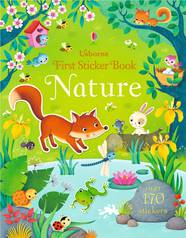 Книга с наклейками First Sticker Book Nature