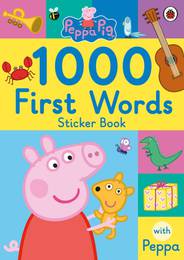 Книга с наклейками Peppa Pig: 1000 First Words Sticker Book