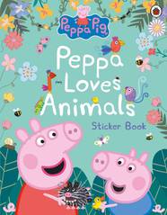 Книга с наклейками Peppa Pig: Peppa Loves Animals