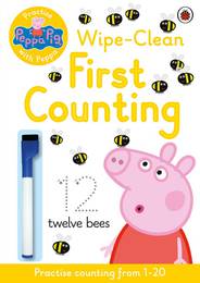 Книга пиши-стирай Peppa Pig: Practise with Peppa: Wipe-Clean First Counting-УЦІНКА