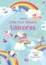 Книга с наклейками Little First Stickers Unicorns