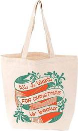 Сумка All I Want for Christmas is Books Tote Bag