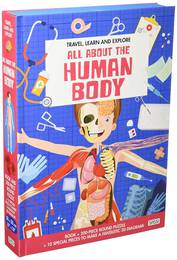 Travel, Learn and Explore: All about The Human Body Book and Puzzle