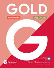 Підручник Gold New Edition B1 Preliminary 2018 Exam Maximiser +key
