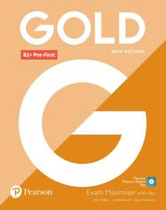 Учебник Gold New Edition B1+ Pre-First 2018 Exam Maximiser +key