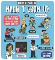 Книга з віконцями Little Explorers: When I Grow Up-УЦІНКА