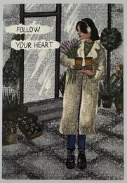 Открытка "Follow your heart"