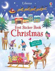 Книга First Sticker Book: Christmas