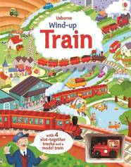 Книга Wind-up Train Book with Slot-together Tracks