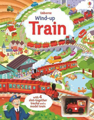 Книга Wind-up Train Book with Slot-together Tracks