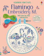 Книга Flamingo Embroidery Kit
