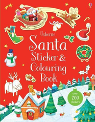 Книга Santa Sticker and Colouring Book