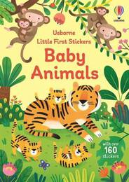 Книга Little First Stickers Baby Animals