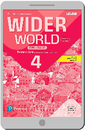 Код доступа для учителя Wider World 2nd edition for Ukraine 4 Teacher's Portal Access Code